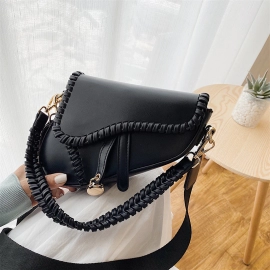 Fashion Saddle Women Bag One Shoulder Handle Trend Casual